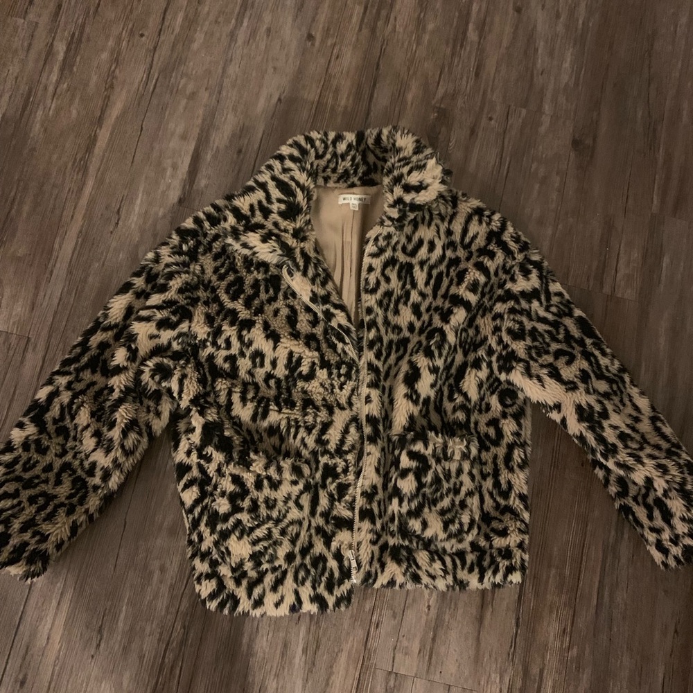 Cheetah Faux Fur Coat